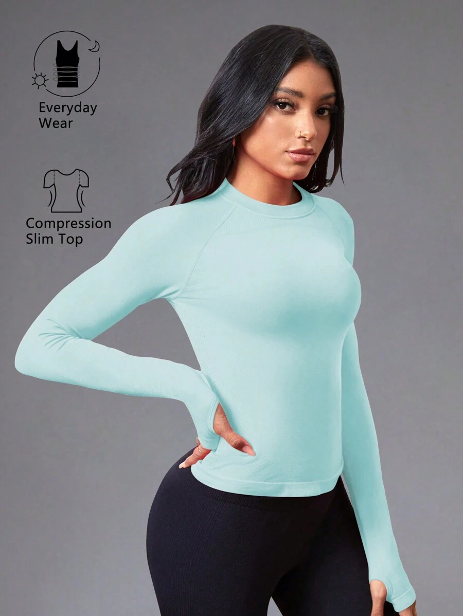 Easithlete Áo ba lỗ thể thao cắt rời họa tiết camo - Màu xanh Bạc hà - Xem 1