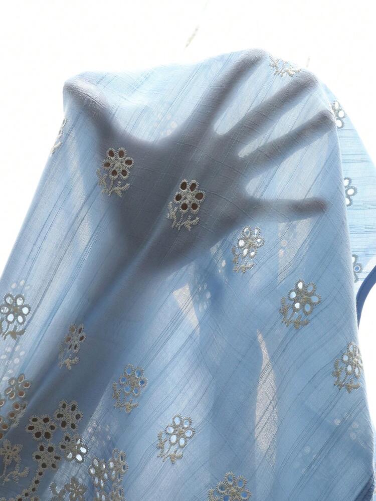 Hollow Out Sleeveless Stand Collar Shirt With Random Cut-Out Detail At The Hem