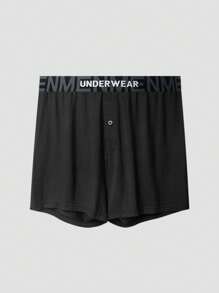 Boxers de letra para hombres con jacquard de empalme (conjunto de 3) - Multicolor - Ver 5