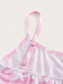 Slaydiva Bedrukte cami-tanktop en minirok