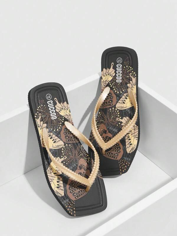 Flip-flop elegant pentru damă, ocazional, potrivit pentru asortarea zilnică, pentru vacanța de vară, pantofi, reducere de vară, Crăciun, toamnă, vacanță de revelion