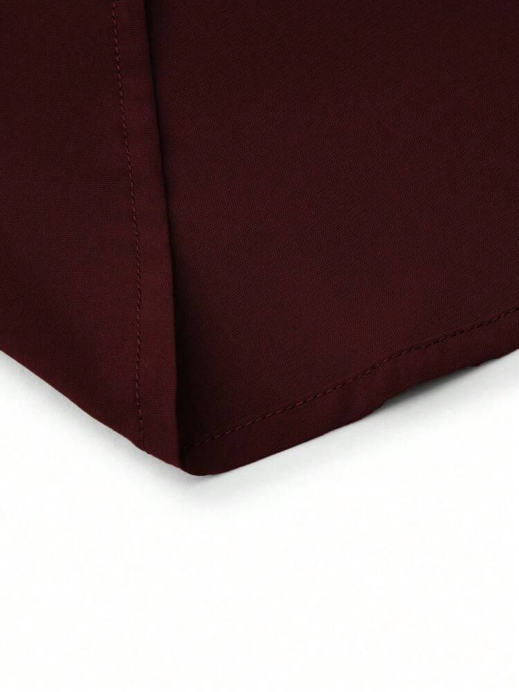 Plus Size Women's Asymmetrical Neck Tie Waist Belted Dress