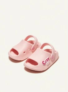 Cozy Pixies 1pair Fashionable Unisex Beach Style Breathable Soft Comfortable Anti-Slip Jelly Shoes For Infants