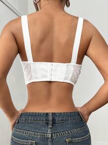 SHEIN Unity Women Simple Solid Color Camisole Top - White - View 2