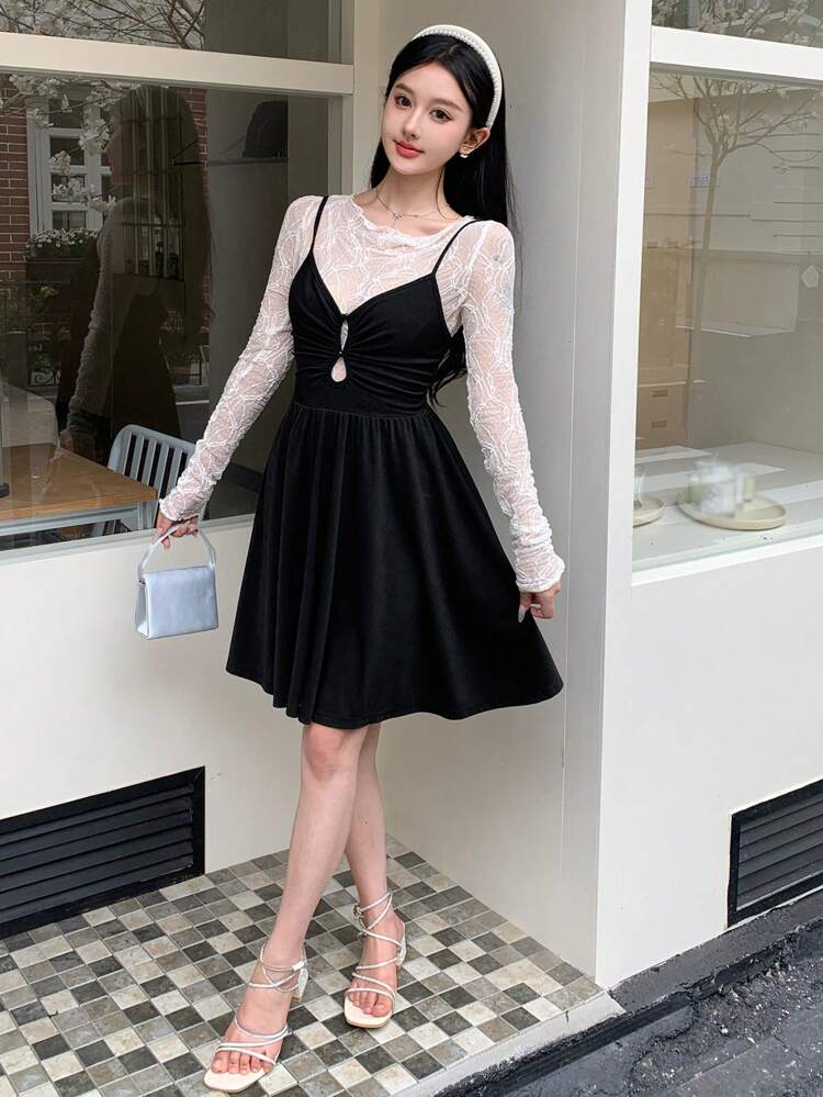 Casual Daily Wear Ladies Spring Summer Dress Maxi Dress