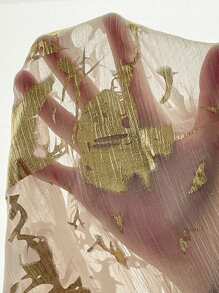 Breezaya Áo sơ mi dài tay in họa tiết đầy đủ cho nữ, Áo dài tay - Nhiều màu - Xem 8