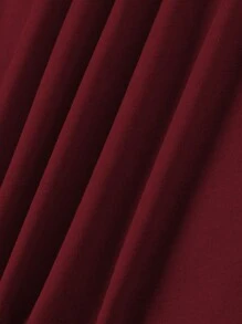 INAWLY 太阳和月亮印花圆领夏季休闲背心图案 T 恤女式上衣 - 紅木色 - 查看 3