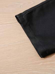 SHEIN Tuta estiva senza schienale con collo halter e blocchi di colore per ragazze giovani