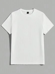 SWAVVY Men Summer Crane Printed Round Neck Short Sleeve Casual T-Shirt With Slogan - Red - View 2