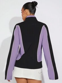 Hauture Chaqueta Con Cremallera Y Bloques De Color - Multicolor - Ver 2