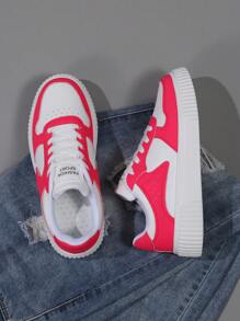 Shoes Women Sneakers Comfortable And Breathable White And Pink Sports Sneakers For Women