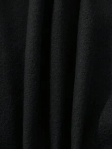 SHEIN Unity Plus Size Long Sleeve Sweatshirt With Text Print - Black - View 5