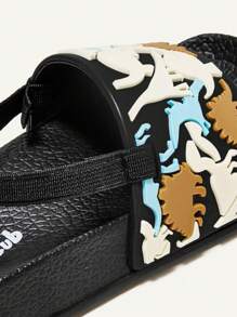 Cozy Pixies Baby Flat Shoes, Eva Open Toe Outdoor Comfortable Breathable Anti-Slip Cartoon Sandals