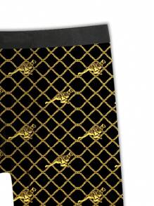 Quần lót nam in họa tiết đen và vàng (3 chiếc) - Nhiều màu - Xem 3