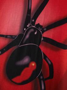 Manfinity LEGND Men Gothic Spider Print Summer Short Sleeve T-Shirt, Street Wear, Boyfriend Gift - Multicolor - View 7