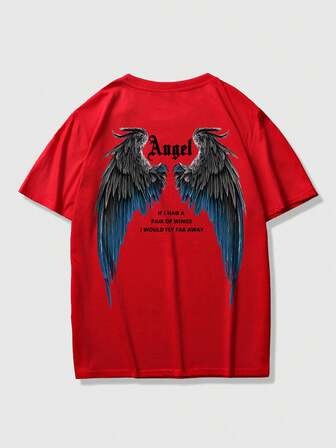 Street Life Guys Wing & Slogan Graphic Tee