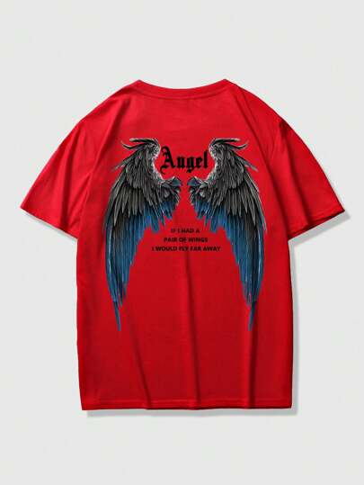 Street Life Guys Wing & Slogan Graphic Tee