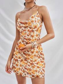 Soleia WYWH女性假期植物和花卉印花迷你連衣裙 - 彩色 - 查看 3