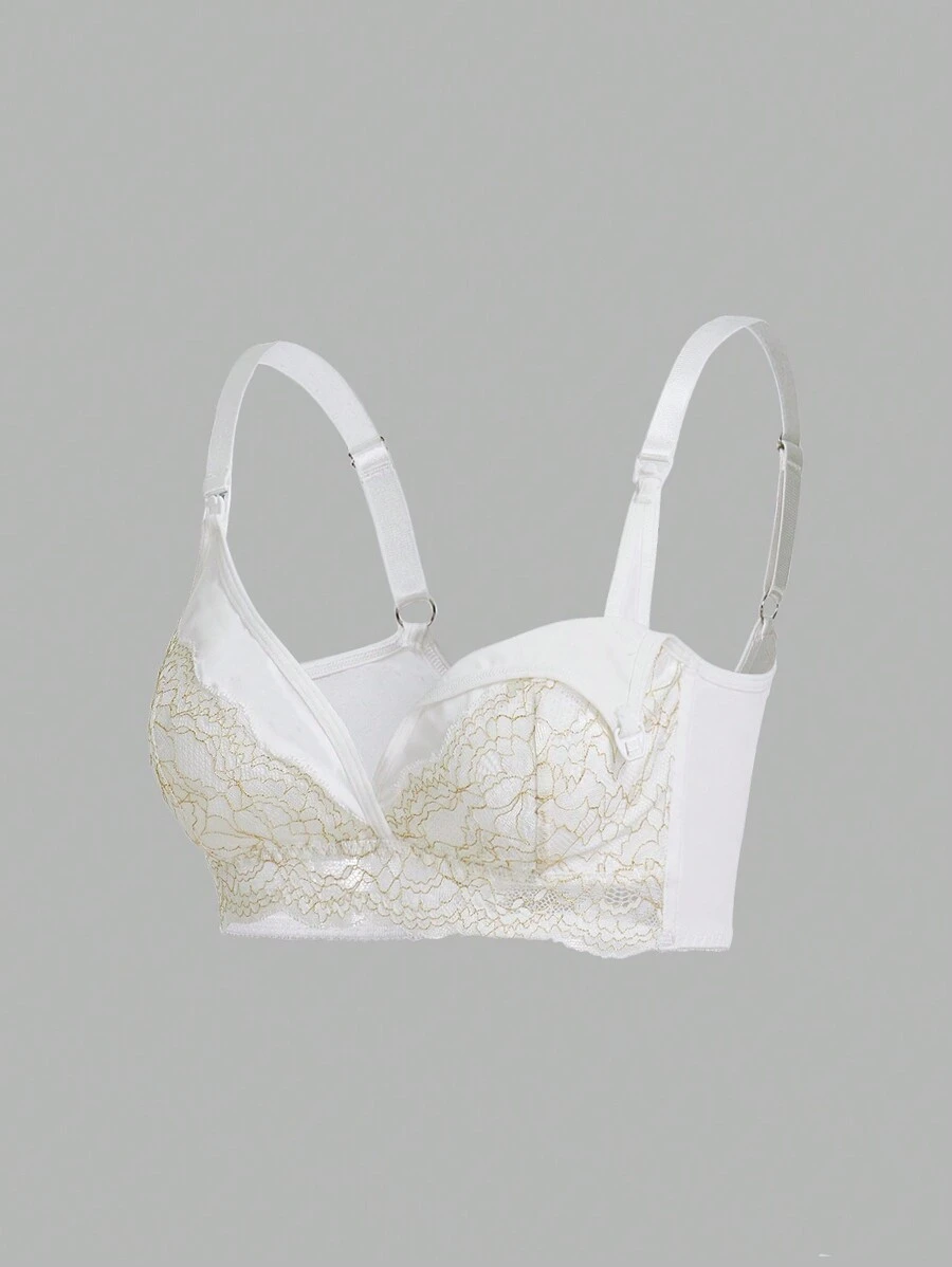 Soutien-gorge sans fil de maternit?� avec empi?�cement en dentelle et marque de taille, pour l 