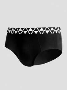 Men Geometric Waistband Triangle Underwear (Set Of 6) - Multicolor - View 6