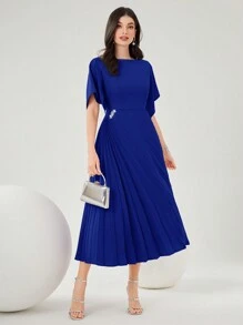 Modelyn 优雅时尚纯色女士宴会长款晚礼服