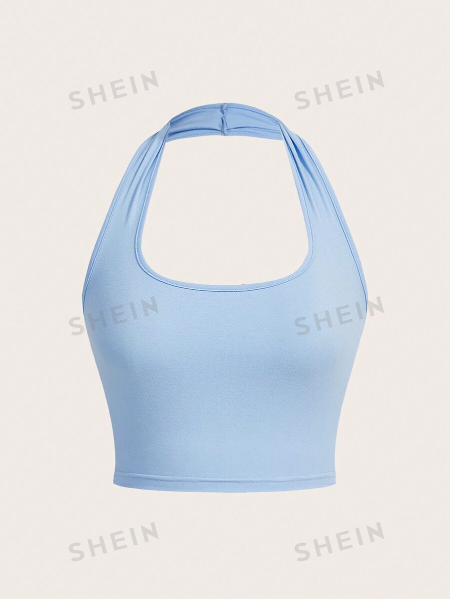 SHEIN Essnce Casual Basic Sleeveless Tank Tops MultiPack For Women, Summer, Slim Fit SHEIN USA