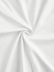 Slaydiva Áo ba lỗ hở vai in họa tiết gợi cảm cỡ lớn dành cho nữ, phù hợp cho mùa hè - trắng - Xem 4