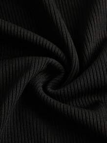 SHEIN Explorewe Teen Girl Cold Shoulder Ruffle Trim Dress