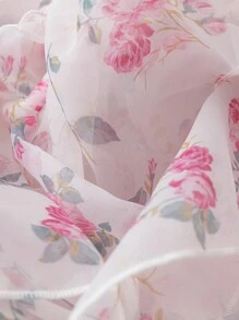 Soleia 3d Flower & Ruffle Hem Cake Princess Dress