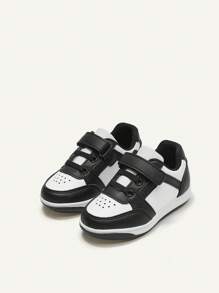 Cozy Pixies Spring/Summer Fashionable Breathable Color-Blocked Comfortable Flat Baby Sneakers For Casual Occasions