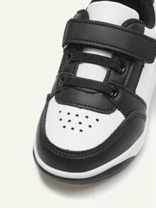 Cozy Pixies Spring/Summer Fashionable Breathable Color-Blocked Comfortable Flat Baby Sneakers For Casual Occasions