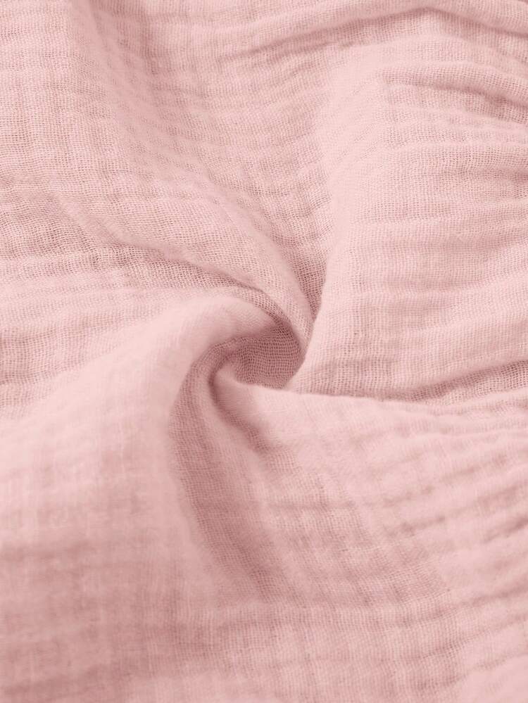 Baby Girl Knitted Splice Sleeveless Strap Dress With Floral Pattern And Bloomers Set