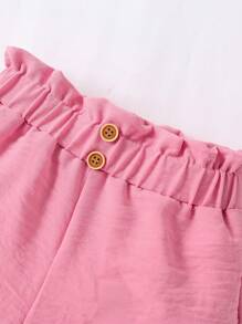 SHEIN Genkimix Kids 嬰兒女孩4入組休閒舒適多色下著，適用於春夏戶外活動 - 彩色 - 查看 7