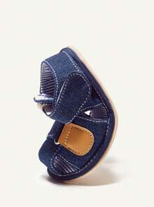 Cozy Pixies 全新夏季款式柔软舒适蓝色男婴凉鞋平底步行鞋 - 藍色 - 查看 6