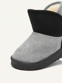 Boys' Colorblock Fashionable Design Comfortable & Warm Snow Boots With Foot Cover - Multicolor - View 8