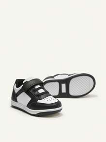 Cozy Pixies Spring/Summer Fashionable Breathable Color-Blocked Comfortable Flat Baby Sneakers For Casual Occasions