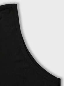 Men Solid Color Casual Daily Home Wear Tank Top (4-Piece Set) - Multicolor - View 3