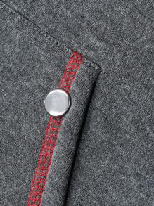 Hombres Pantalones deportivos con capucha con cremallera con cordón