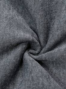 Hombres Pantalones deportivos con capucha con cremallera con cordón