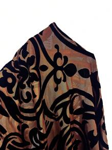 VaVaBold 女款絲緞面鑽石絨短款上衣 - 彩色 - 查看 6