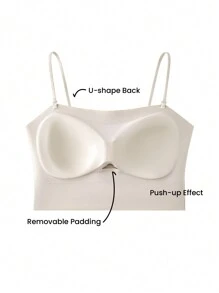 LUVLETTE Áo lót Dream Curve 2ndSkin màu xám không gọng, liền mạch, có đệm ngực, kiểu dáng thoải mái, thích hợp mặc nhà, thể thao, tập luyện hoặc mặc ngoài. Kích cỡ đa dạng, áo camisole ống, áo tanktop, thoải mái, là món đồ không thể thiếu, cũng phù hợp cho thiếu nữ, trẻ em và các bé gái. - Màu Xám nhạt - Xem 3