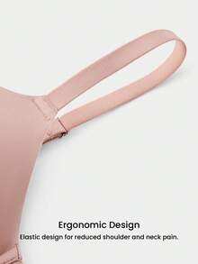 LUVLETTE صدرية قماش شبكي قابلة للتنفس وذات تغطية كاملة مع دعم المنحنى الإضافي - وردي - مشاهدة 7