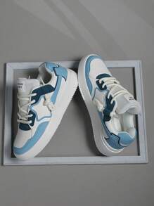 Men Sports Shoes Men Fashionable Cool Casual Shoes Lace-Up Men Skate Shoes Men Personalized Street Shoes