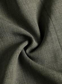 AKNOTIC Business Casual Easy Care Men Woven Business Blazer, For Fall Winter - Army Green - View 9