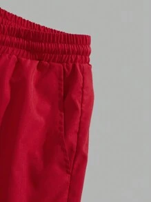 Manfinity Joysei Men's Fitted Knit Top And Woven Shorts Set, Cozy Outfits - Multicolor - View 3