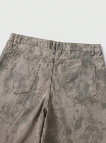 ROMWE Street Life Men's Vintage Style Worn Out Denim Shorts Suitable For Daily Wear In Spring And Summer - Multicolor - View 5