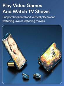 Teckwe Wireless Earbuds,High-End Wireless Headphones With LED Power Display,Noise Canceling, IPX7 Waterproof,Weightless And Comfortable In-Ear & 8MM Speaker,3Hrs Play Continuously & The Charging Box Can Be Charged 15 Times Perfect Gift For Birthdays Valentine's Day Gift,Boys & Girlfriends