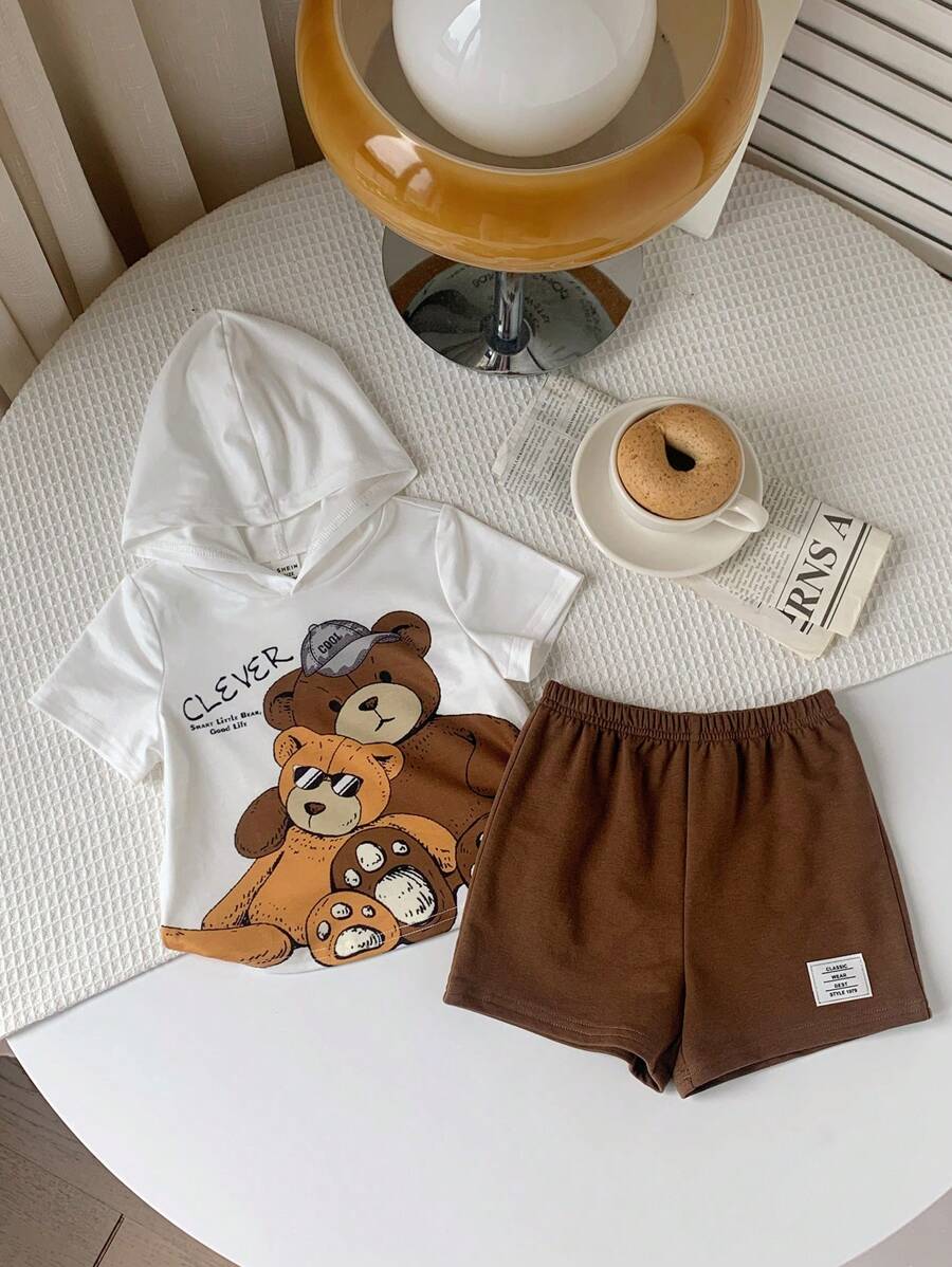 OBiQuzz Baby Fleece Overall Neutral - Cartoon Kapuzen Strampler 0-6 Monate