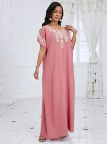 SHEIN Lady Mujeres Vestidos Nuevos 2023 Sencillos, de Moda y con Estilo - Rosa - Ver 5
