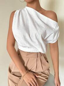 Firerie Summer Women Satin White Blouses Back To School Commute Office Old Money Minimalist Work Women Blouses White Women Shirt,Sleeveless Tops